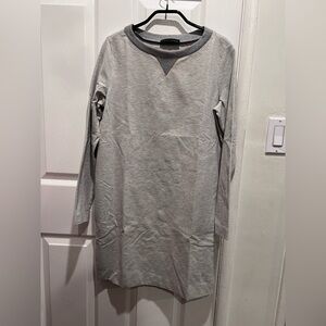 Gray Long Sleeve Dress